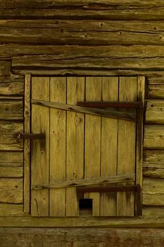 Door on wall. Stock Photos