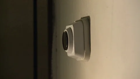 Doorbell button. Stock Footage 72427081