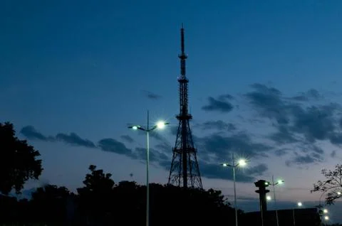 Doordarshan Tower Stock Photos