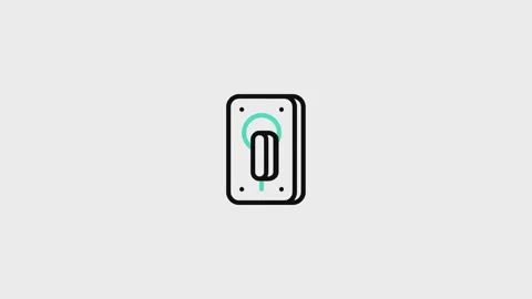 Doorknob Animated Icon Stock Footage 320225940