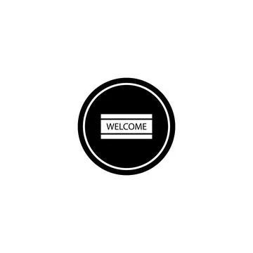 Doormat icon vector Stock Illustration