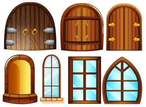 Doors and windows Illustration