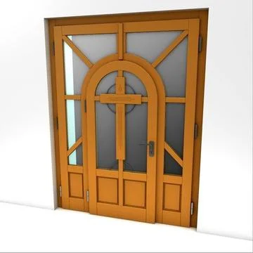 Doors to the chapel 3D Model