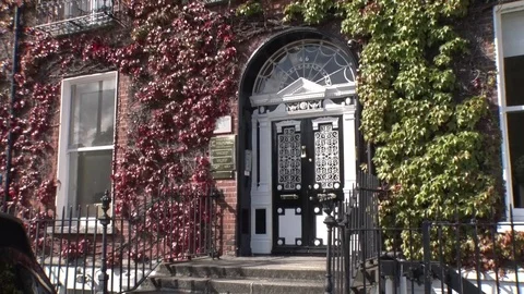 Doors of Dublin, Ireland 스톡 동영상 80906077