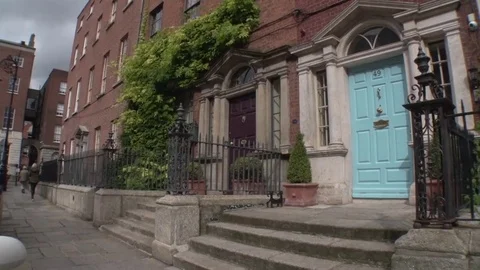 Doors of Dublin, Ireland Stock-Footage 80908780