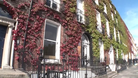 Doors of Dublin, Ireland Stock-Footage 80928875