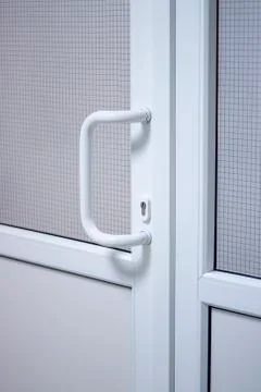 Doors with a handle. Stock Photos
