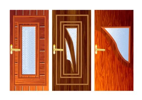 Doors Stock Illustration