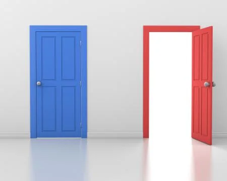 Doors Stock Illustration