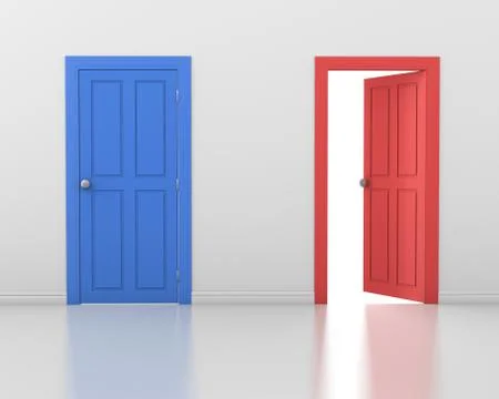 Doors Stock Illustration