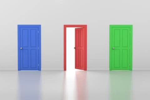 Doors Stock Illustration