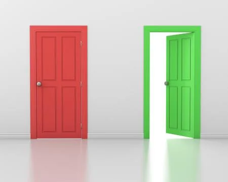 Doors Stock Illustration