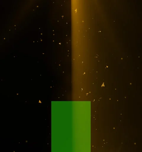 The doors illustration with light effect green screen background Stock Footage 288912104