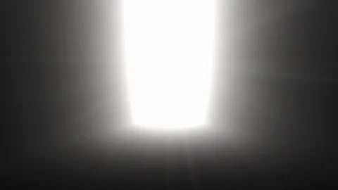 Doors Opening to Bright Shining Light. Moving Out of the Dark into the Light 스톡 동영상 276318044