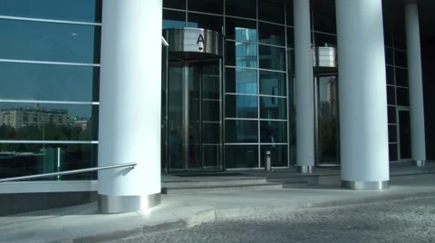 Doors revolve 2 Stock Footage 6099832