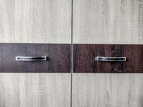 The doors of a wardrobe 写真素材