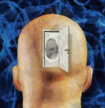 Doorway to Ideantity Stock Illustration