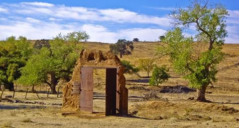 Doorway to Nowhere Stock Photos