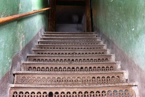 Doorway staircase Stock Photos
