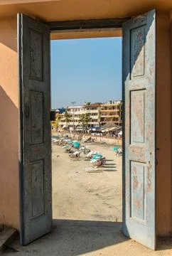 Doorway to summer Stock Photos