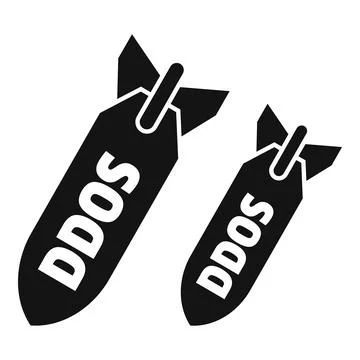 Doos attack bomb icon simple vector. Laptop error Stockillustratie