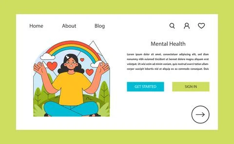 Dopamine fasting concept. Flat vector illustration. Ilustración de archivo