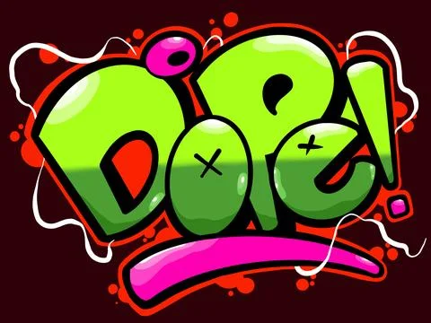 Dope illustration Stock Illustration