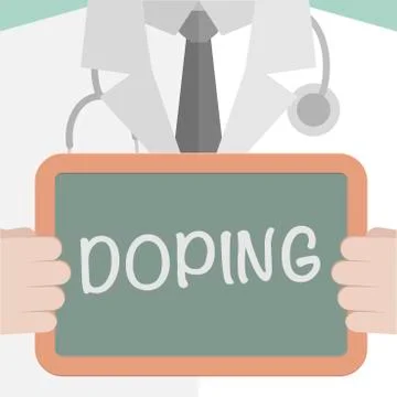Doping Stock Illustration