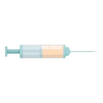 Doping syringe icon cartoon vector. Sport dope Stock Illustration