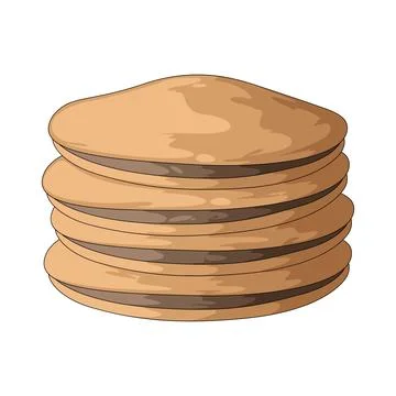 Dorayaki stack illustration Stock Illustration