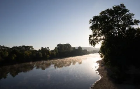 The Dordogne River Foto stock