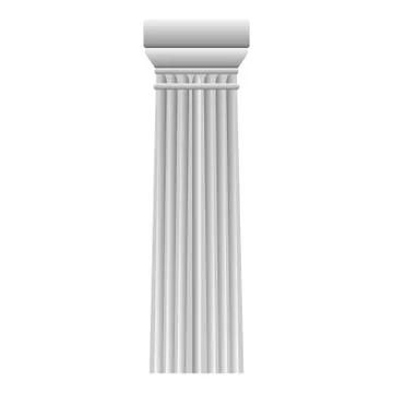 Doric column Illustrazione stock