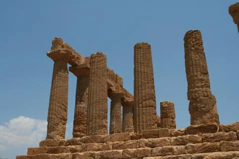 Doric columns Stock Photos