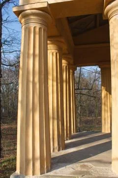 Doric palace Stock Photos