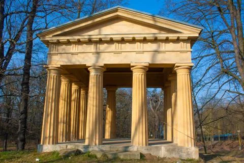 Doric palace Stock Photos