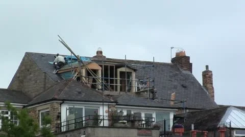 Dorma window installation Stock Footage 10248537