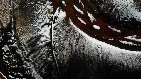Dormant Volcano in Iceland Video stock 93290001