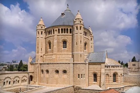 Dormitio Abbey, Jerusalem Stock Photos