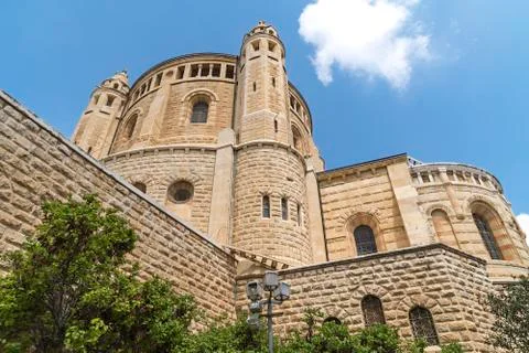 Dormitio Abbey, Jerusalem Stock Photos
