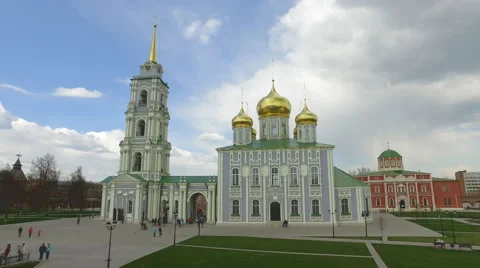 Dormition Cathedral in the Tula KremlinInside Tula Kremlin Stock Footage 67385046