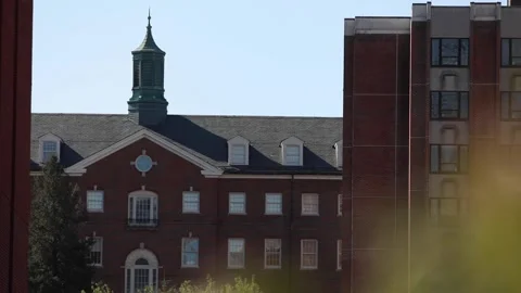 Dorms at Georgetown University Stock Footage 140746340