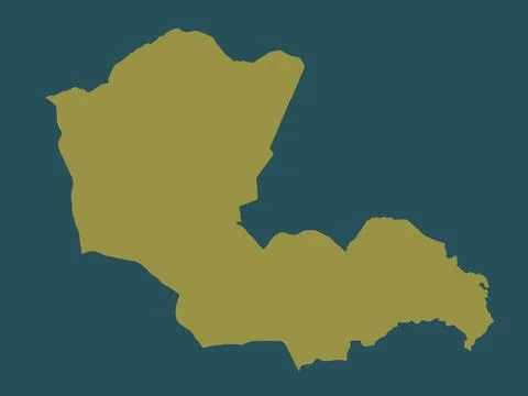 Dornod, Mongolia. Solid color shape Illustrazione stock