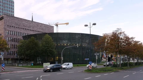 The Dortmund City Library Stock Footage 118985078