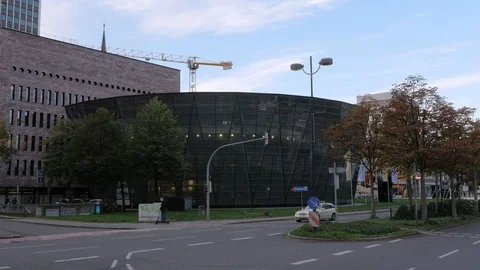 The Dortmund City Library Stock Footage 118985164