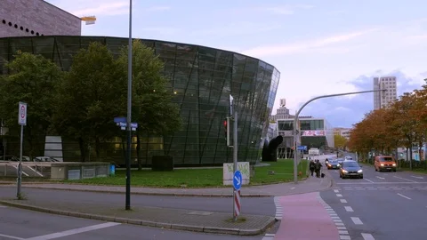 The Dortmund City Library Stock Footage 118985483