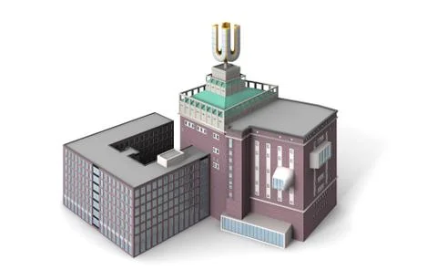 Dortmund u tower 8 Stock Illustration