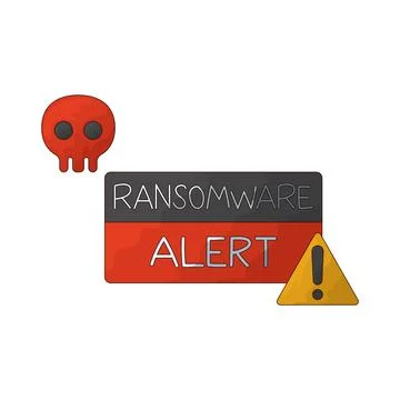 DoS attack illustration Stock Illustration
