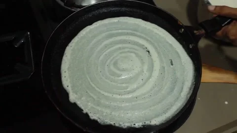 Dosa making Video stock 136388565