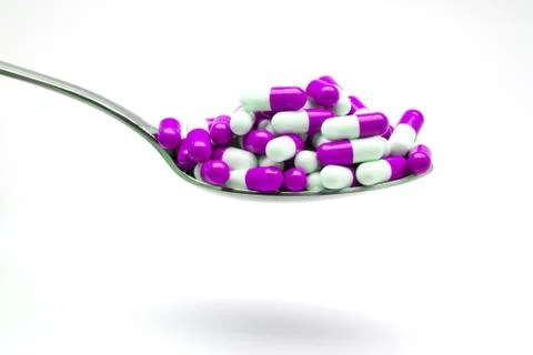 Dosage of capsules Stock Photos