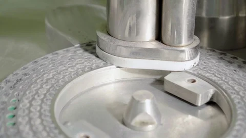 Dosage filling device green hard shelled capsules Stock Footage 102455703